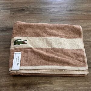 LACOSTE Bath Towel 30x52in NWT